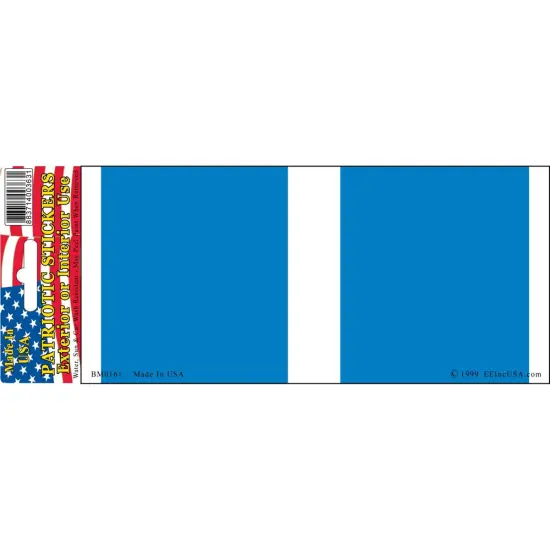 Korean War Service Ribbon Bumper Sticker 3"X6-1/2" {1}