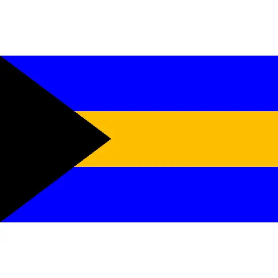 Bahamas Flag with Grommets 3ft x 5ft {1}