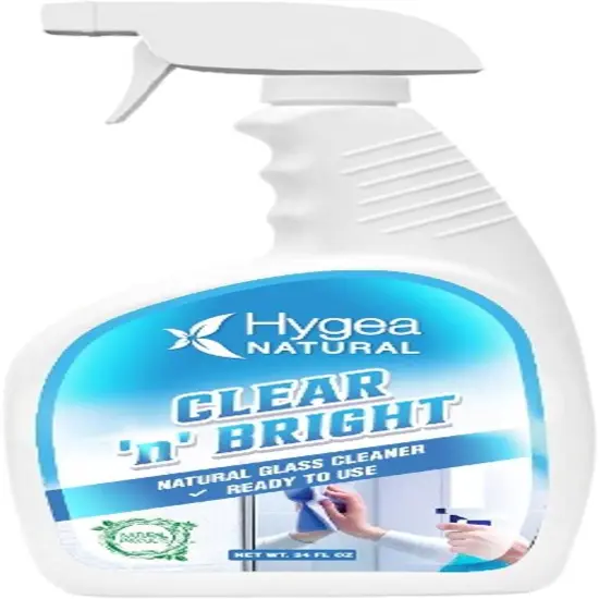 Hygea Natural Clear 'n' Bright - Natural Glass Cleaner (Ready to Use) 24 oz {1}