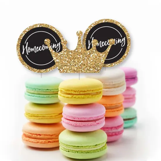 Big Dot of Happiness Hoco Dance - DIY Shaped Homecoming Cut-Outs - 24 Count {4}