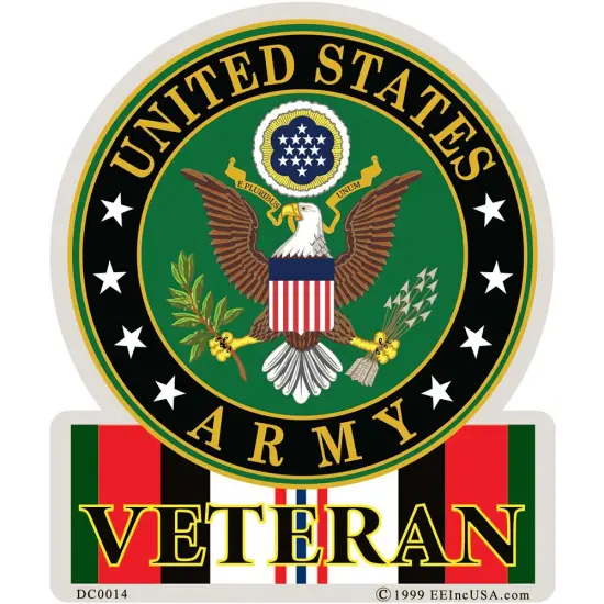 DC0014 U.S. Army Veteran Operation Enduring Freedom Sticker (3.5''x4.125'') {1}