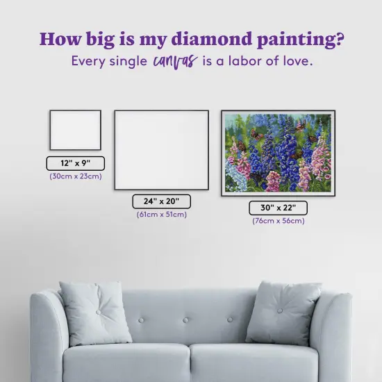 Butterfly and Delphinium {4}