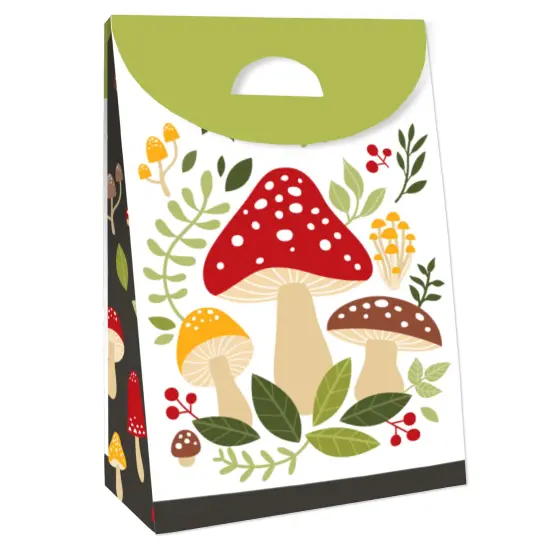 Big Dot of Happiness Wild Mushrooms - Red Toadstool Party Gift Favor Bags - Party Goodie Boxes - Set of 12 {4}