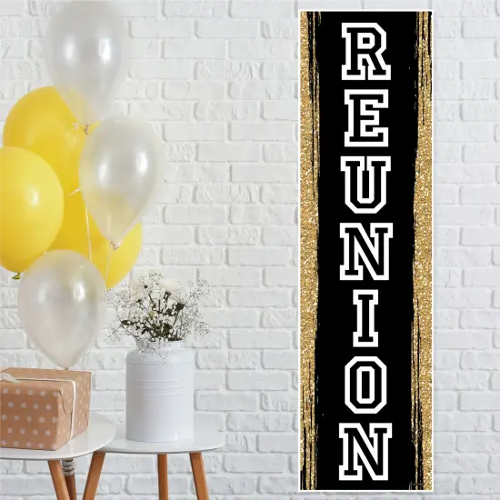 Big Dot of Happiness Reunited - School Class Reunion Party Front Door Decoration - Vertical Banner {1}