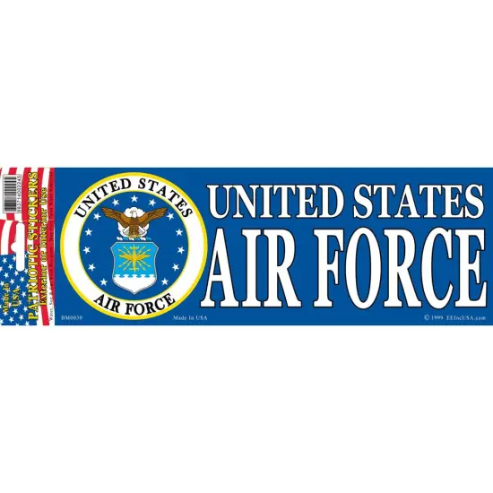 U.S. Air Force Bumper Sticker 3-1/4"X9" {1}