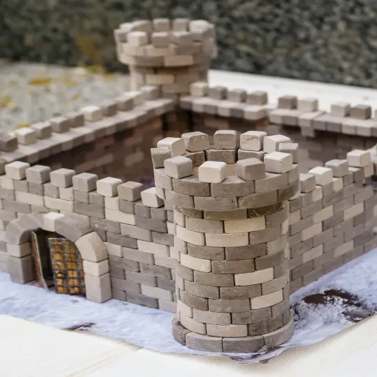 Mini Bricks Construction Set - Eagle's Nest Castle {4}