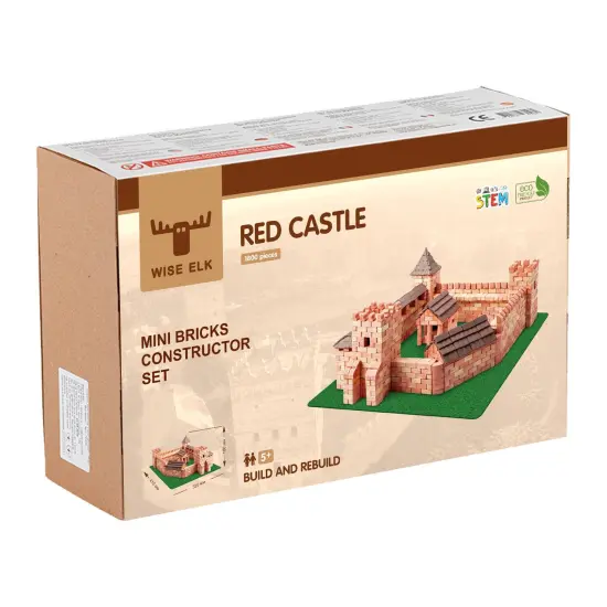 Mini Bricks Construction Set - Red Castle {3}