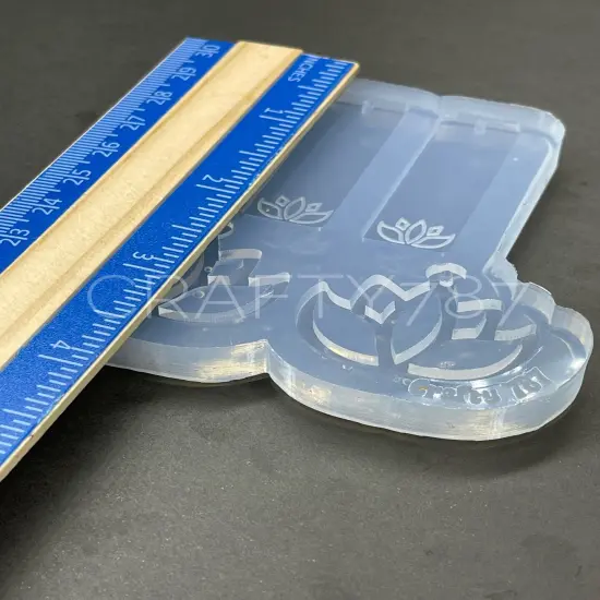 Lotus Dangle Earring Silicone Mold (C13) {6}