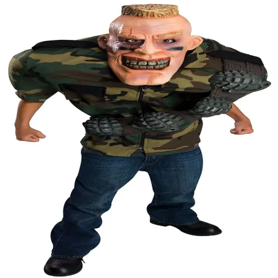 Rubies Kid's Big Bruizers Corporal Punishment Halloween Costume - Medium Green {1}