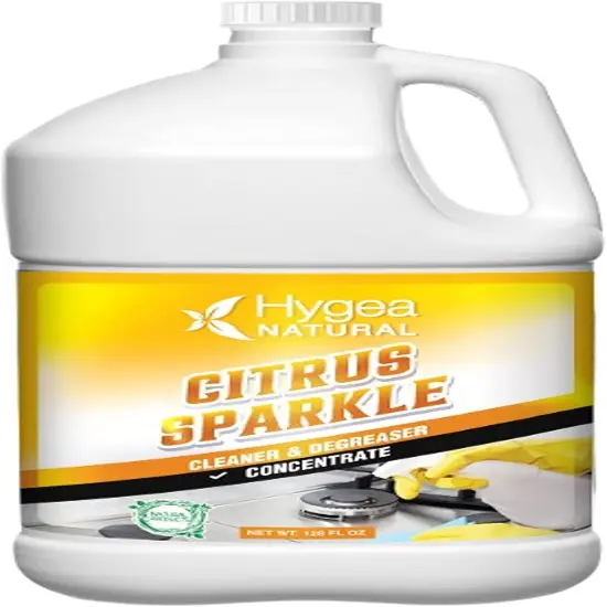 Hygea Natural Citrus Sparkle - Natural Cleaner and Degreaser (Concentrated) Gallon 128 oz {1}