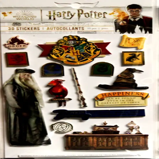 Paper House Harry Potter 3D Dumbledore Dimensional Scrapbook Stickers {1}