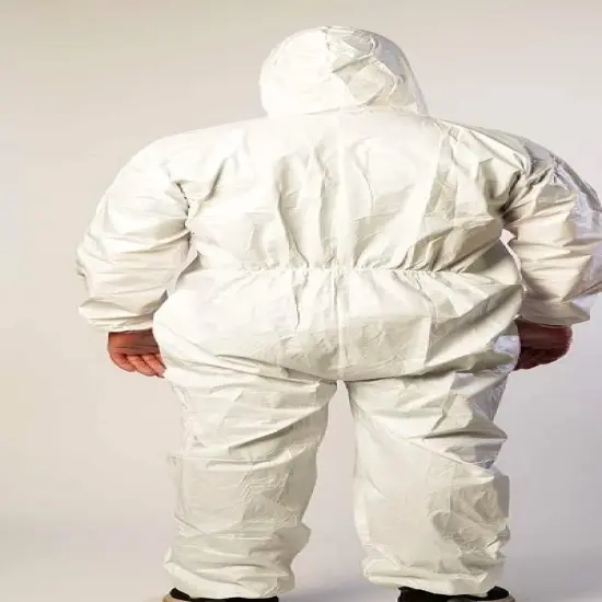 Hygea Disposable Coverall Protective Clothing, Size XXL {2}