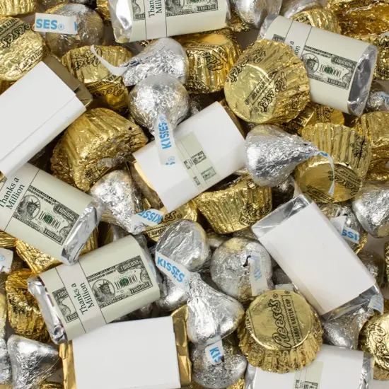 105 pcs Thank You Candy Hershey's Chocolate Mix Thanks a Million (1.75 lbs) - By Just Candy {2}