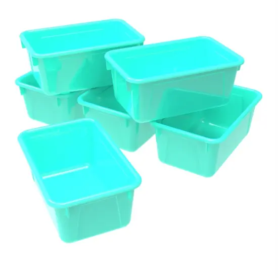 Small Cubby Bin, Classroom Teal (Case of 5) {1}