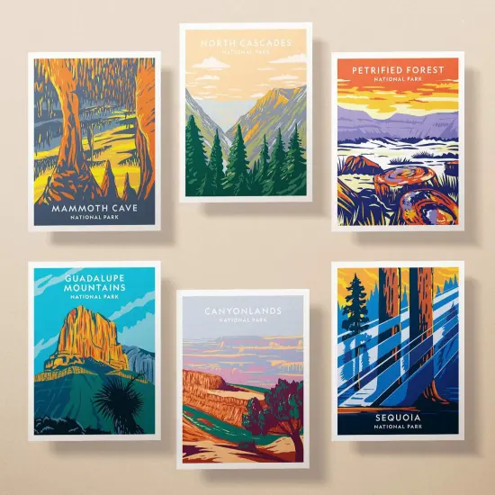 National Park Greeting Cards | USA Park Post Cards | Parks Souvenir Cards | Big Bend Post Card | National Parks Set | Virgin Islands Postcard {5}