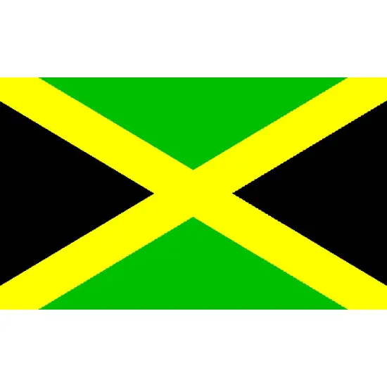Jamaica Flag with Grommets 3ft x 5ft {1}