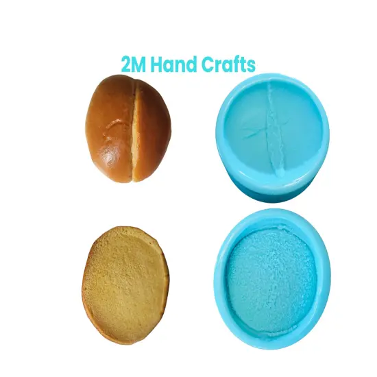 Deconstructed Burger Silicone 5 Mold Combo | Realistic Food Shape For Soap Embeds | Candle Embeds | Wax Melts Silicone Mold| Not Food Grade {3}