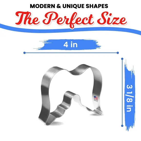 Angel Wings Cookie Cutter 4 in B1566, CookieCutter.com, Tin Plated Steel, Handmade in the USA {3}