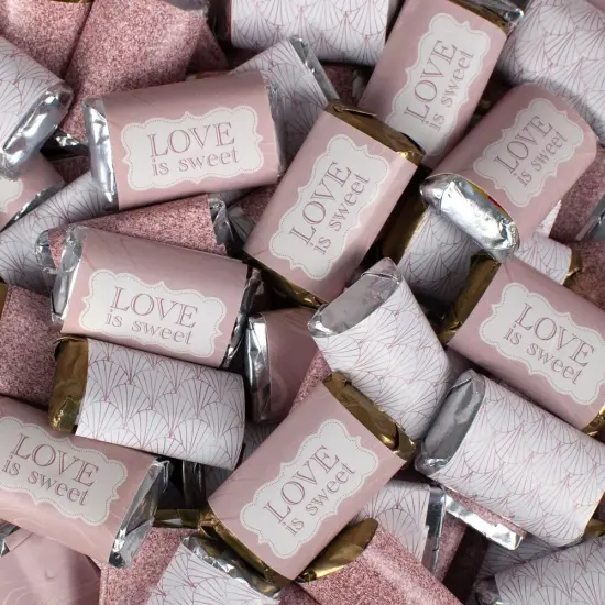 108 Pcs Rose Gold Candy Hershey's Chocolate Mix by Just Candy (2 lb) - Love is Sweet {1}
