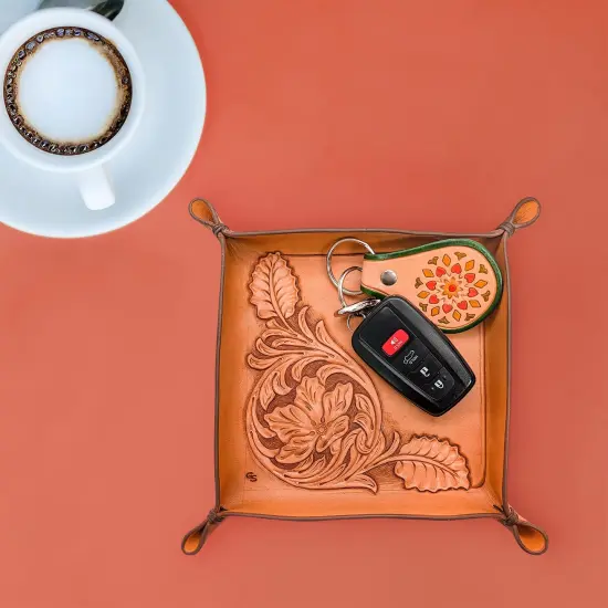 Realeather(R) Crafts Tooling Belly 6-8oz-Natural {4}