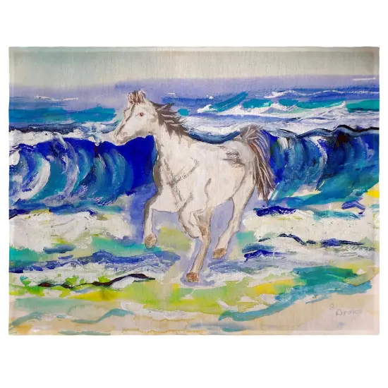 Betsy Drake Horse & Surf Place Mat Set of 4 {1}