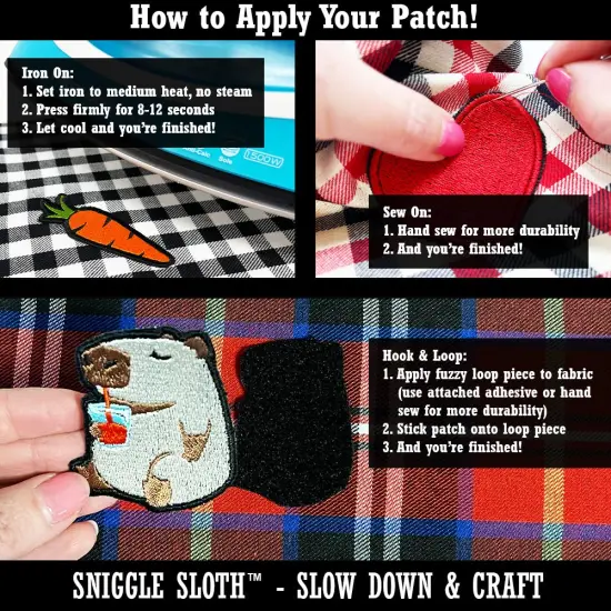 Isopod Woodlice Roly Poly Pill Potato Bug Multi-Color Embroidered Iron-On or Hook & Loop Patch Applique {2}