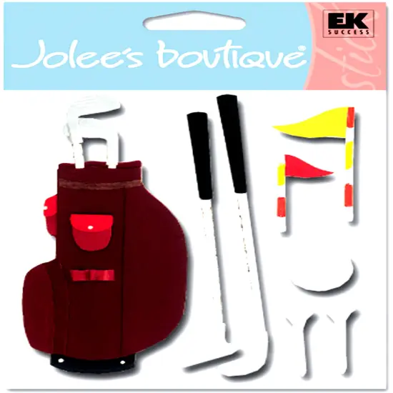 Jolee's Boutique Tee Off Time Dimensional Stickers {1}