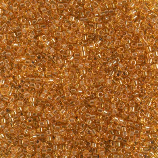 Miyuki Delica 50g Transparent Glass Beads, 11/0 Yello Saffron DB0118 {1}