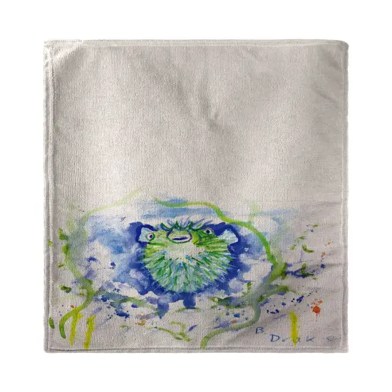 Betsy Drake Spiny Puffer Kitchen Towel {1}