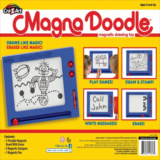 Cra-Z-Art MagnaDoodle Retro Magnetic Drawing Toy {3}