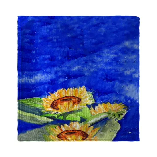 Betsy Drake Gold Rising Kitchen Towel {1}