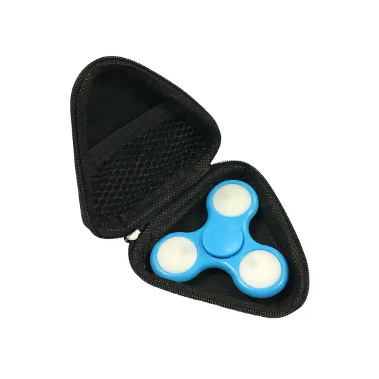 Wrapables LED Fidget Spinner Case (Set of 3), Red {2}