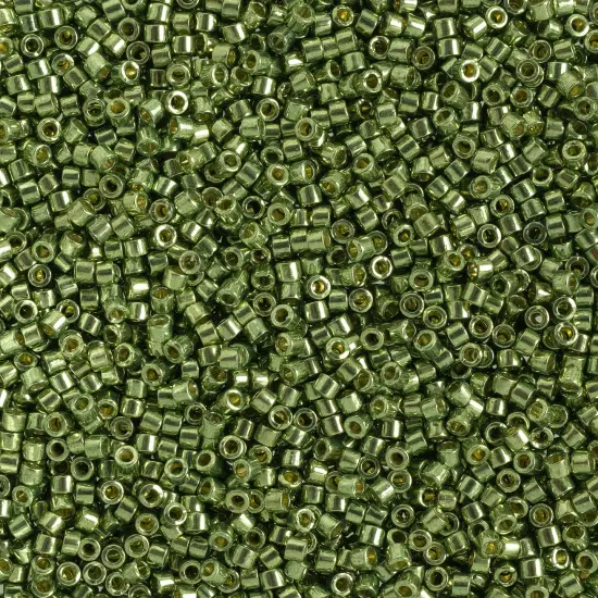 Miyuki Delica 5.2g Duracoat Galvanized Glass Beads, 11/0 Sea Green DB1845 {1}