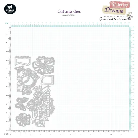 Studio Light Jenine's Mindful Art Cutting Die-Nr. 782, Victorian Embellishments {3}