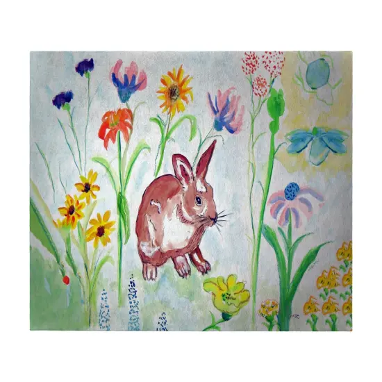 Betsy Drake Whiskers the Rabbit 30 X 50 Inch Comfort Floor Mat {1}