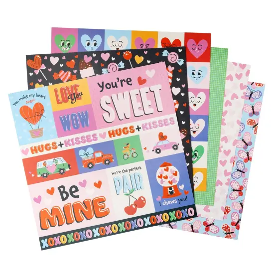 American Crafts Double-Sided Paper Pad 12"X12" 24/Pkg-Cutie Pie {3}