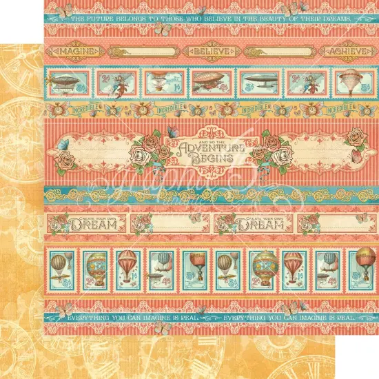 Graphic 45 Collector's Edition Pack 8"X8"-Imagine {5}