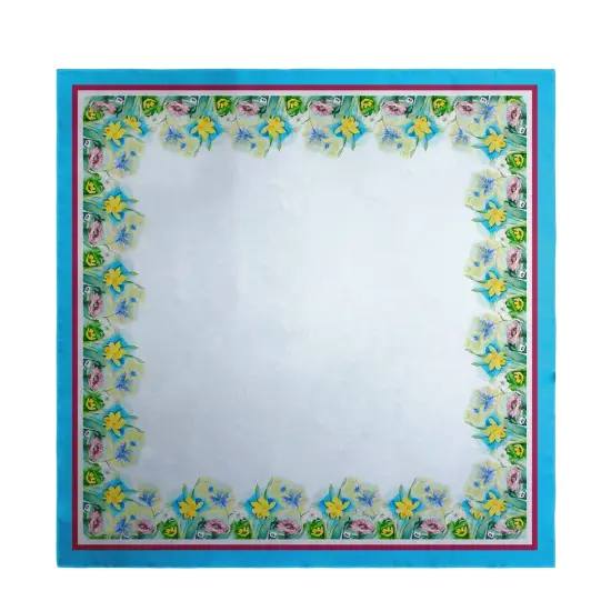 Betsy Drake Betsy's Florals Square Table Cloth 52 Multicolor {1}