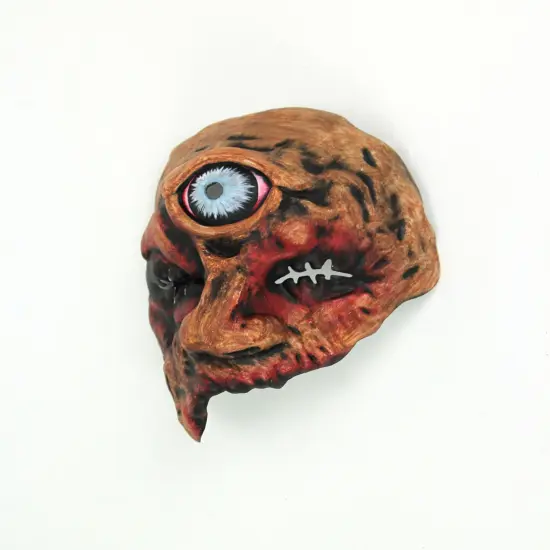 Ghoulish Cyclops Half Mask Creepy Zombie Horror Halloween Costume Head Accessory {3}