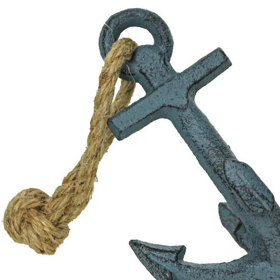 Set of 2 Cast Iron Ship Anchor Bookends Nautical Home Decor Sculptures {6}