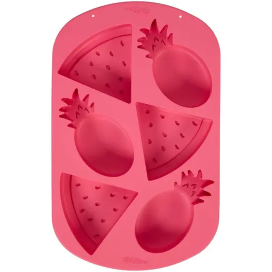 Silicone Soap Mold - Pineapple & Watermelon {1}
