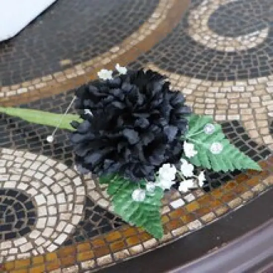 100-Pack: Black Carnation Picks, 5" Long, 3.5" Wide by Floral Home&reg;, Floral Home by Artificial Flowers {2}