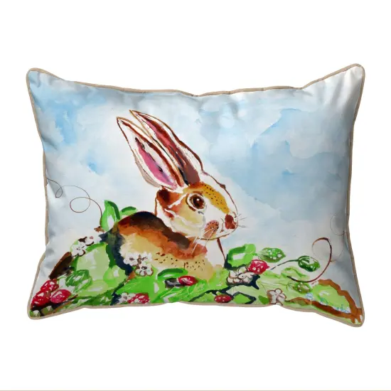 Betsy Drake Jack Rabbit Right Large Pillow 16x20 {1}