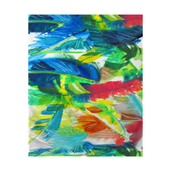Betsy Drake Abstract Palms Beach Towel Multicolor {1}