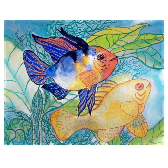 Betsy Drake Betsy's Two Fish Place Mat Set of 4 {1}