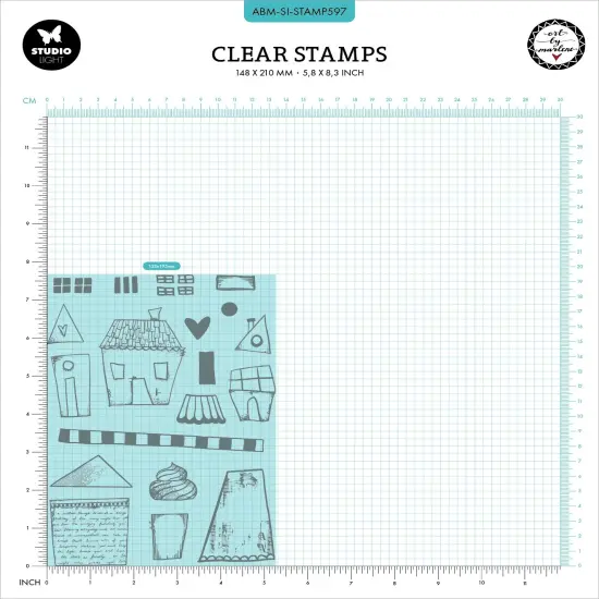 Art By Marlene Signature Collection Clear Stamps-Nr. 597, Home Alone {3}