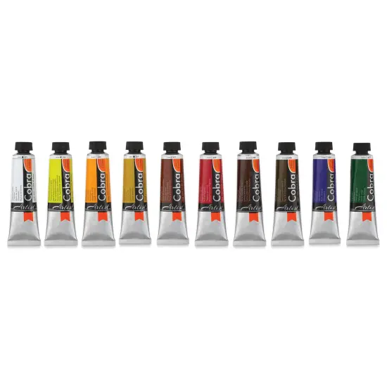 Cobra Artist Water Mixable Oil Paint - Set of 10, Peasants Portrait, 40 ml tube {1}