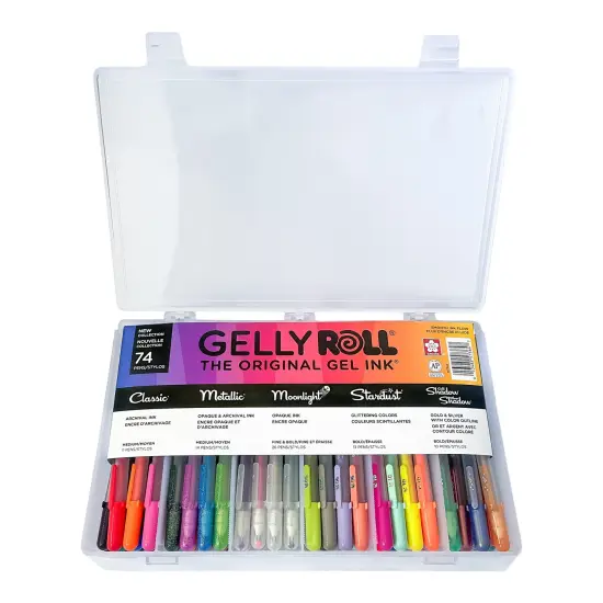 Sakura Gelly Roll Pens Gift Set 74/Pkg-Assorted Colors {3}