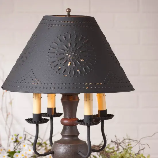 Cedar Creek Lamp in Expresso with Shade {4}
