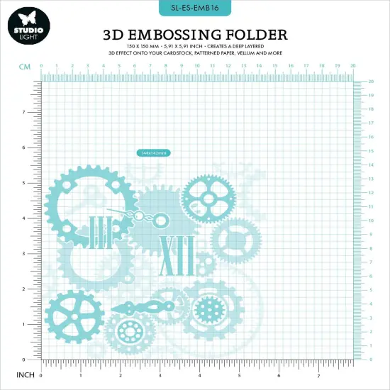 Studio Light Essentials Embossing Folder-Nr. 16, Dot Pattern {3}